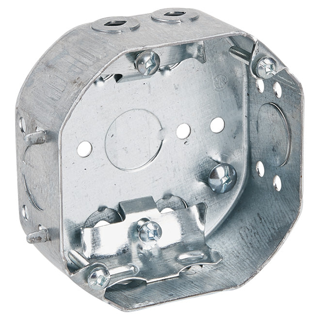 54151-L | METAL OCTAGON JUNCTION BOX 1 1/2" D