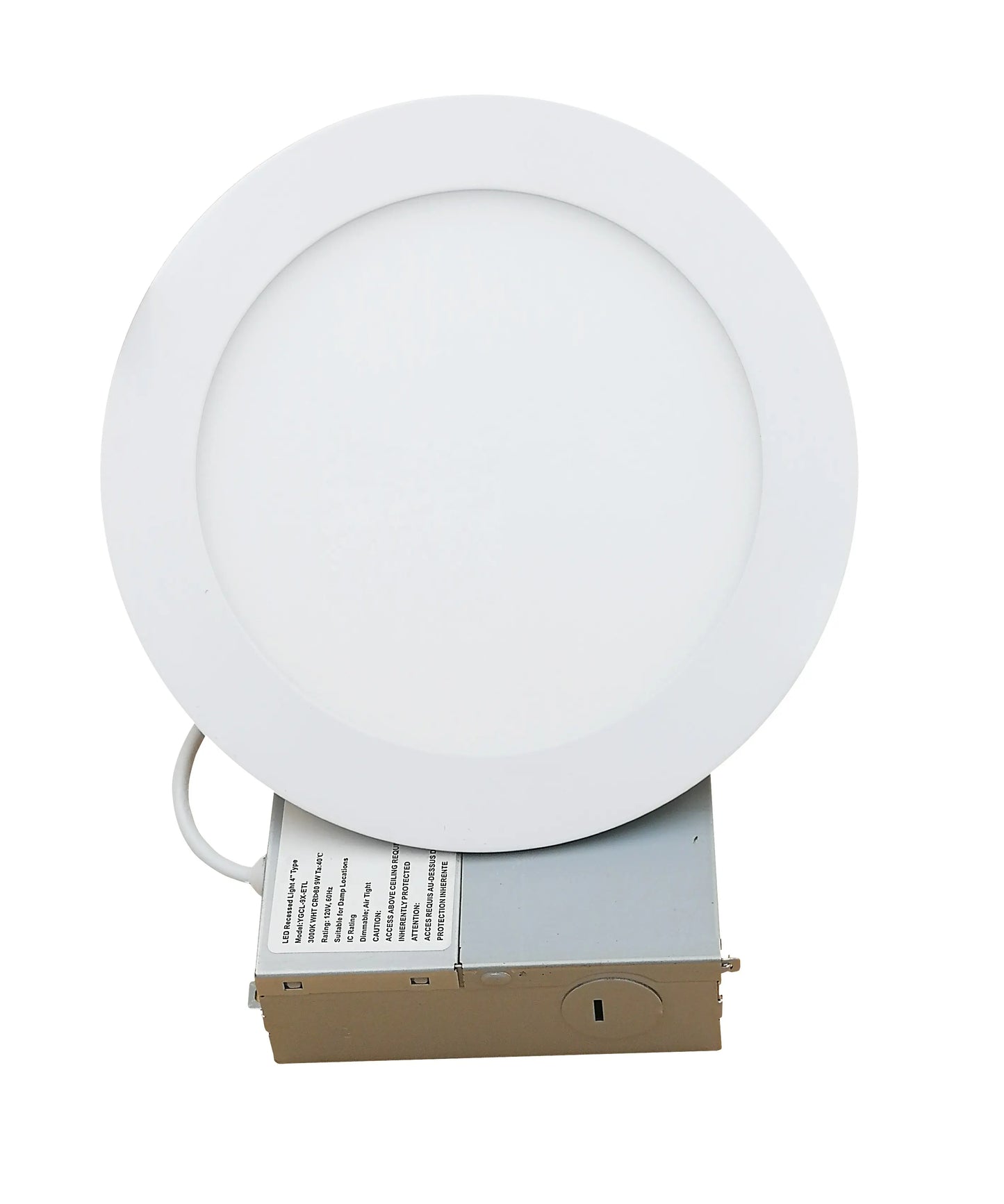 Slim Panel 6″ Round 12W 1000LM White Dimmable