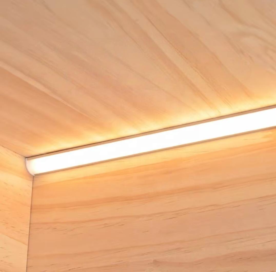 45° Corner-Mount LED Aluminum Profile – NX-614RS (3M / 10ft)
