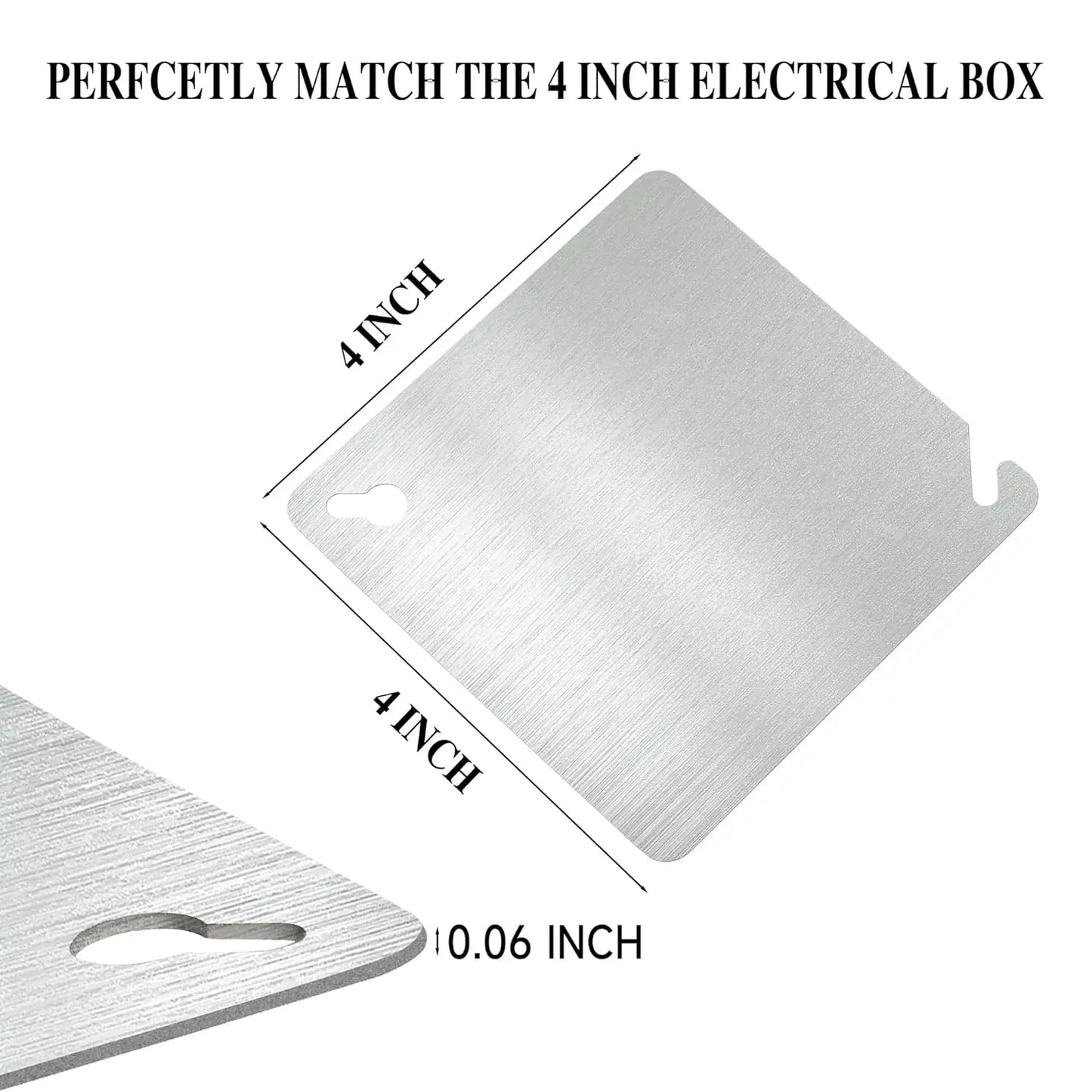 52C1 | SQUARE BOX COVER 4"