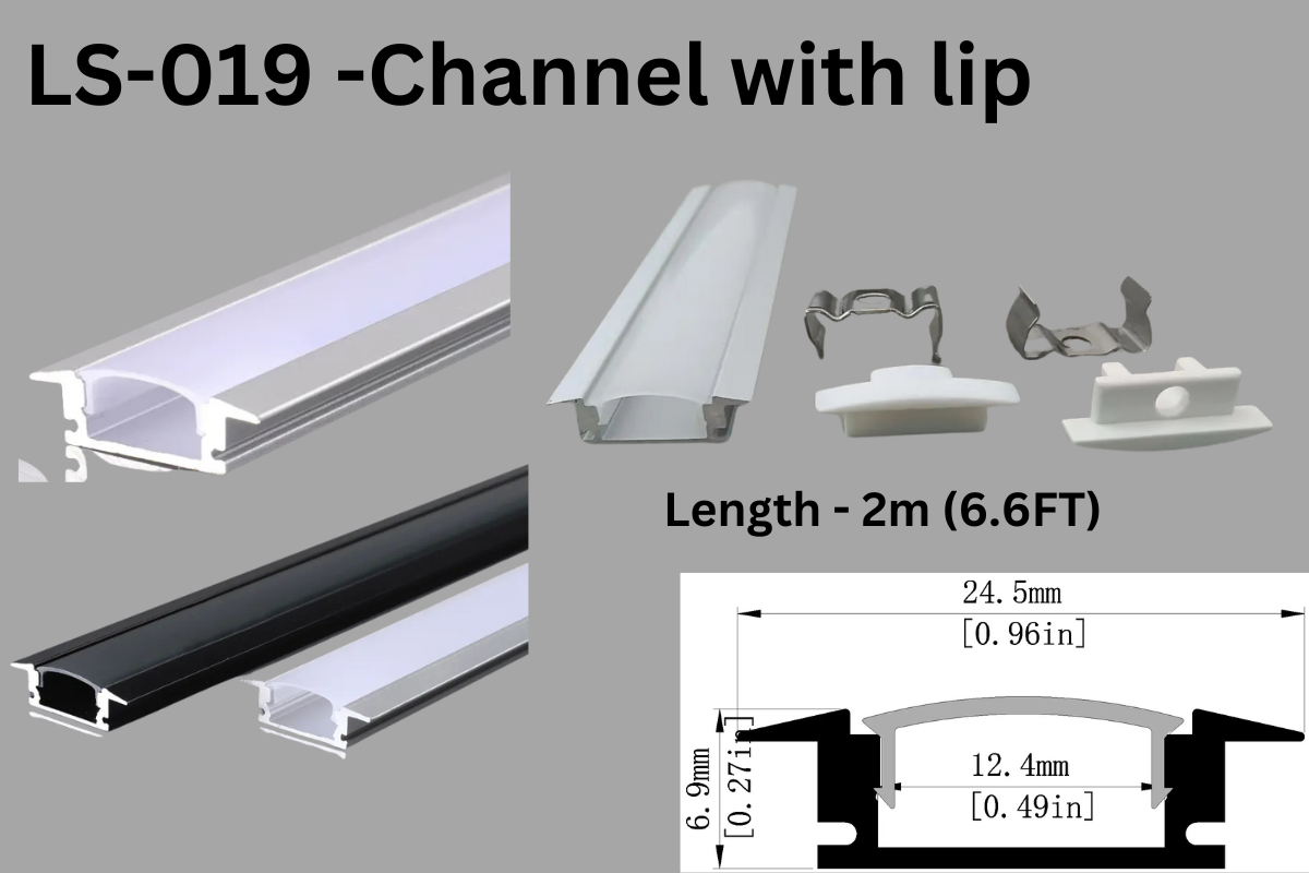 LS-019- U CHANNEL WITH LIP