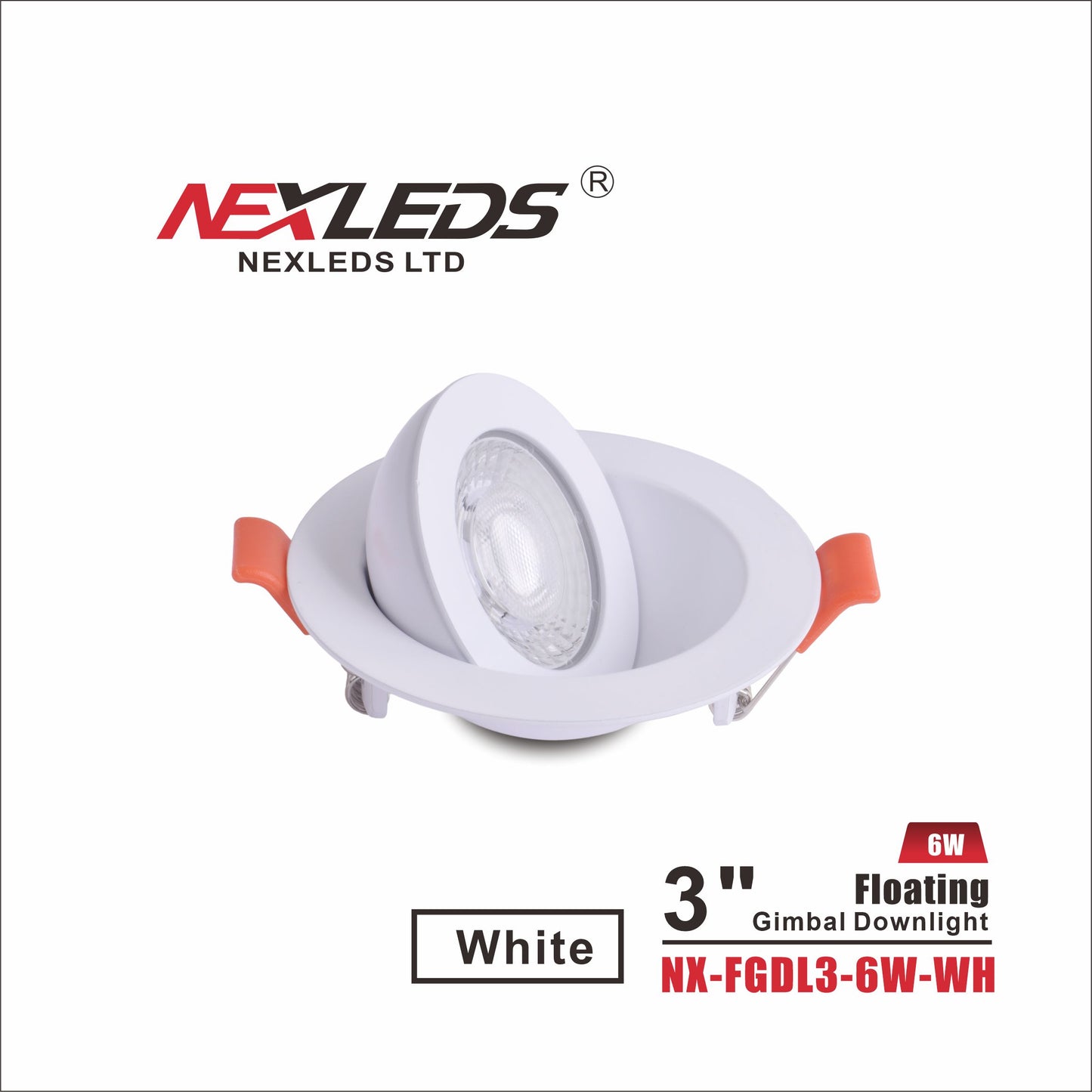 3″ Floating Gimbal Pot light – 5CCT-360 Degree Gimbal