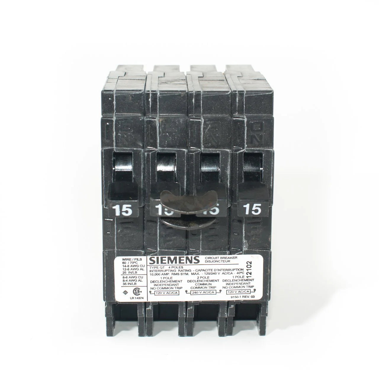 Siemens Quad Breakers