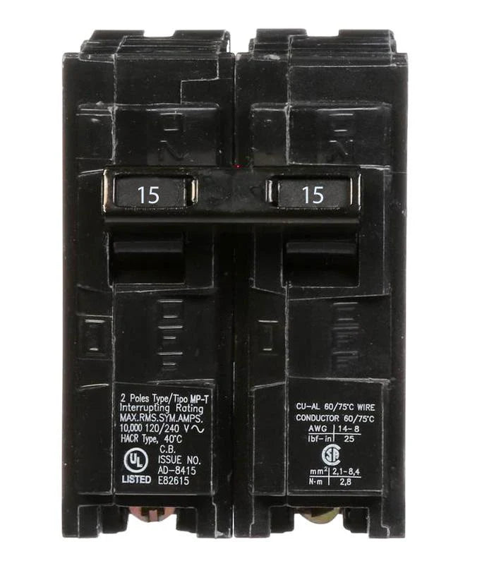 Siemens 2 Pole Breakers