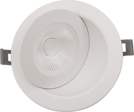 Votatec 4" Multi-Directional Gimbal 360 degree LED Pot Light — 5CCT (White/Black)