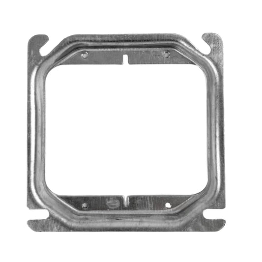52C17 - 4X4 SQUARE COVER-2 DEVICE-RAISED 1/2 (10 PACK)