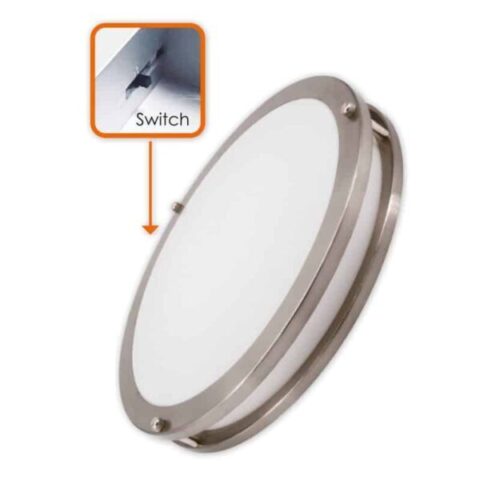 Votatec 12-inch Round LED Flush Mount