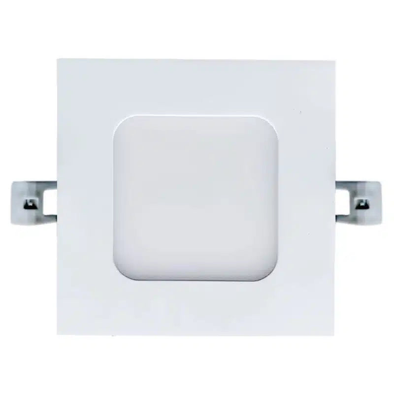 Votatec 4" Square Slim LED Pot Light — 5-CCT (White/Black)