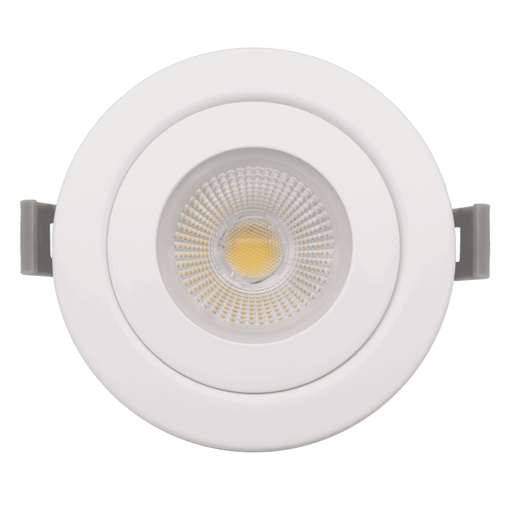 Votatec 4" Multi-Directional Gimbal 360 degree LED Pot Light — 5CCT (White/Black)