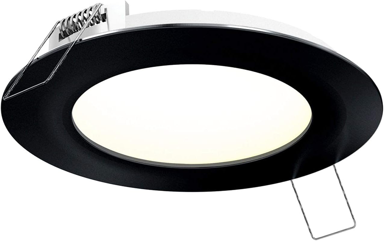 Votatec 4" Slim LED Pot Light 6 Way CCT Adjustable, Wet Location (White/Black)