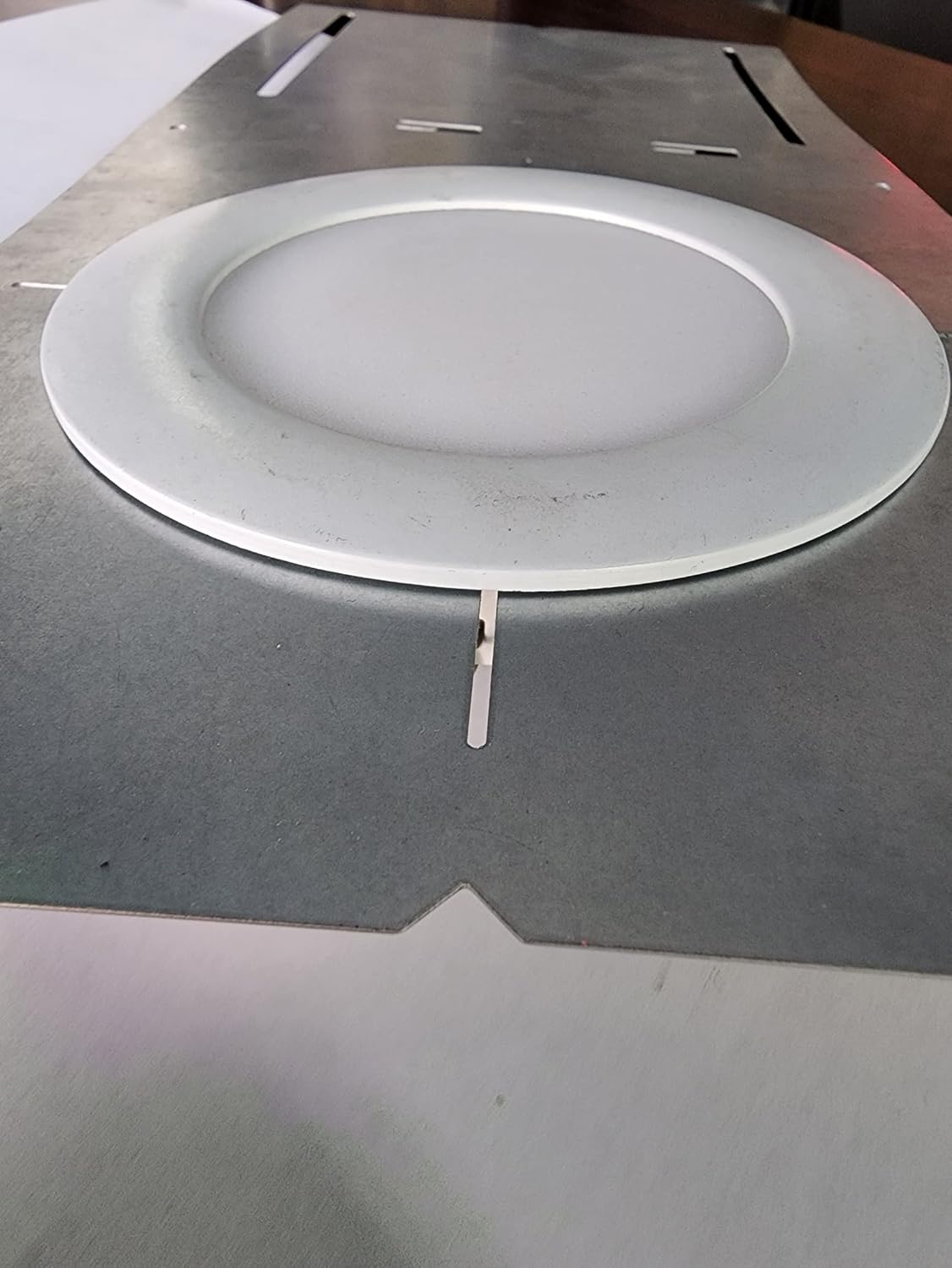 4 Inch Flat Mounting Plate, Rough-in Plate, New Construction Mounting Plate for 4 inch Pot lights