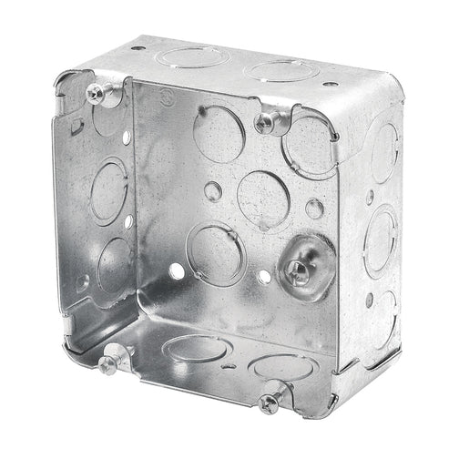 72171-K 4-11/16 SQUARE 1-1/8'' DEEP ELECTRICAL METAL BOX. USED FOR DRYER AND RANGE PLUGS.