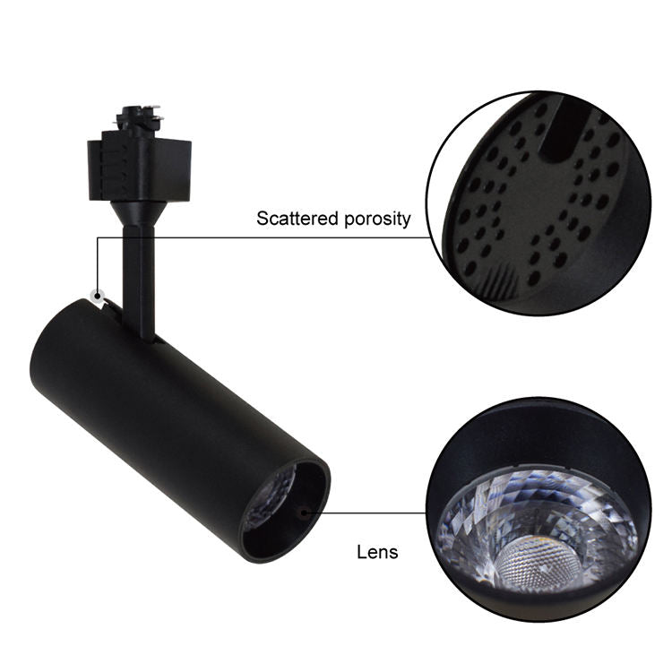 Lighthouse Indoor Led Track Light Heads - 30W & 3CCT, 3 wire (H-type )
