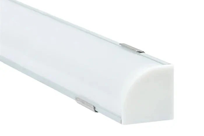 LS-053-L SHAPED 45 DEGREE, CORNER ALUMINIUM CHANNELS. 2M LENGTH-6.6FT