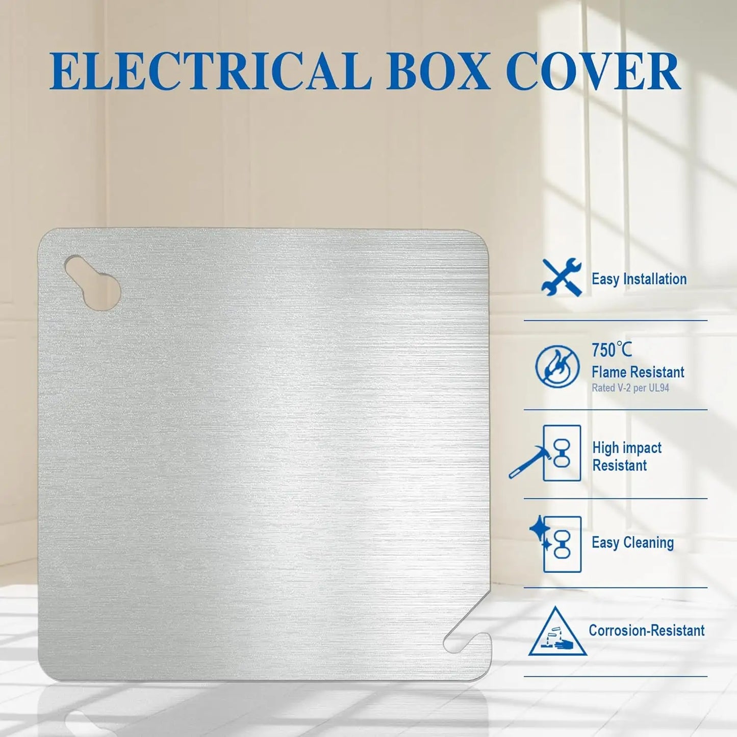 52C1 | SQUARE BOX COVER 4"