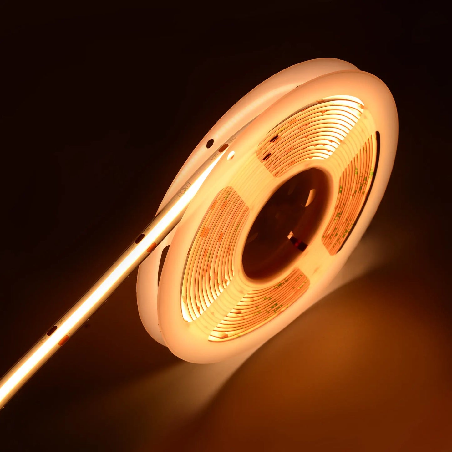 UL Listed 12V COB LED Strip Light ,480 LEDs/m ,High Density Flexible Tape Light ,RA90 Dimmable Led Lights.