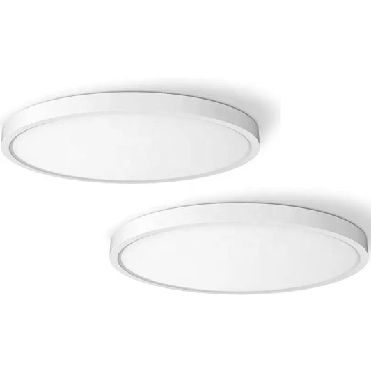 5/7/9/12/15in Dimmable ETL LED Flush Mount Ceiling Light Low Profile Ultra-Thin Round Panel Light for Kitchen Living Dining