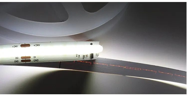 UL Listed 12V COB LED Strip Light ,480 LEDs/m ,High Density Flexible Tape Light ,RA90 Dimmable Led Lights.