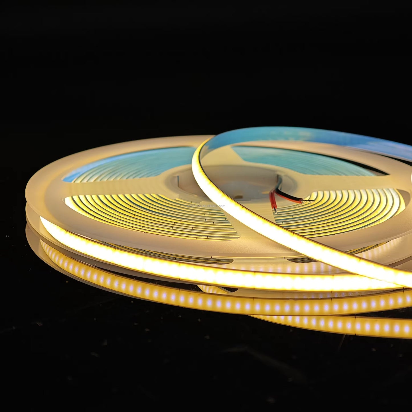 NEXLED COB LED Strip Light — Slim 5mm, 6W/M, 24V, 570lm/m, 504LED/M, 5M Roll, IP20  (UL Listed)