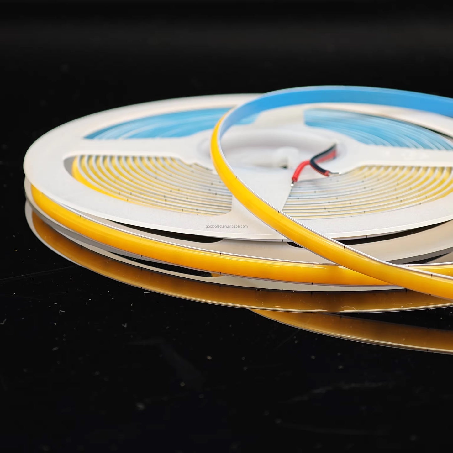 NEXLED COB LED Strip Light — Slim 5mm, 6W/M, 24V, 570lm/m, 504LED/M, 5M Roll, IP20  (UL Listed)