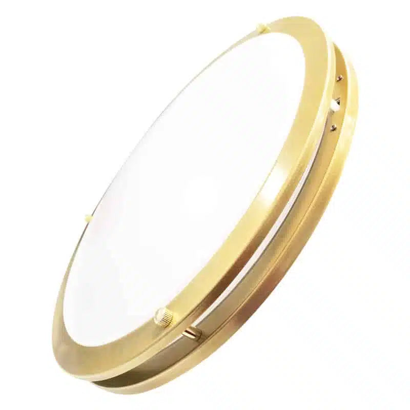 Votatec 12" Round LED Flush Mount 5CCT, Watt Adjustable (Silver/Black/Brushed Brass)