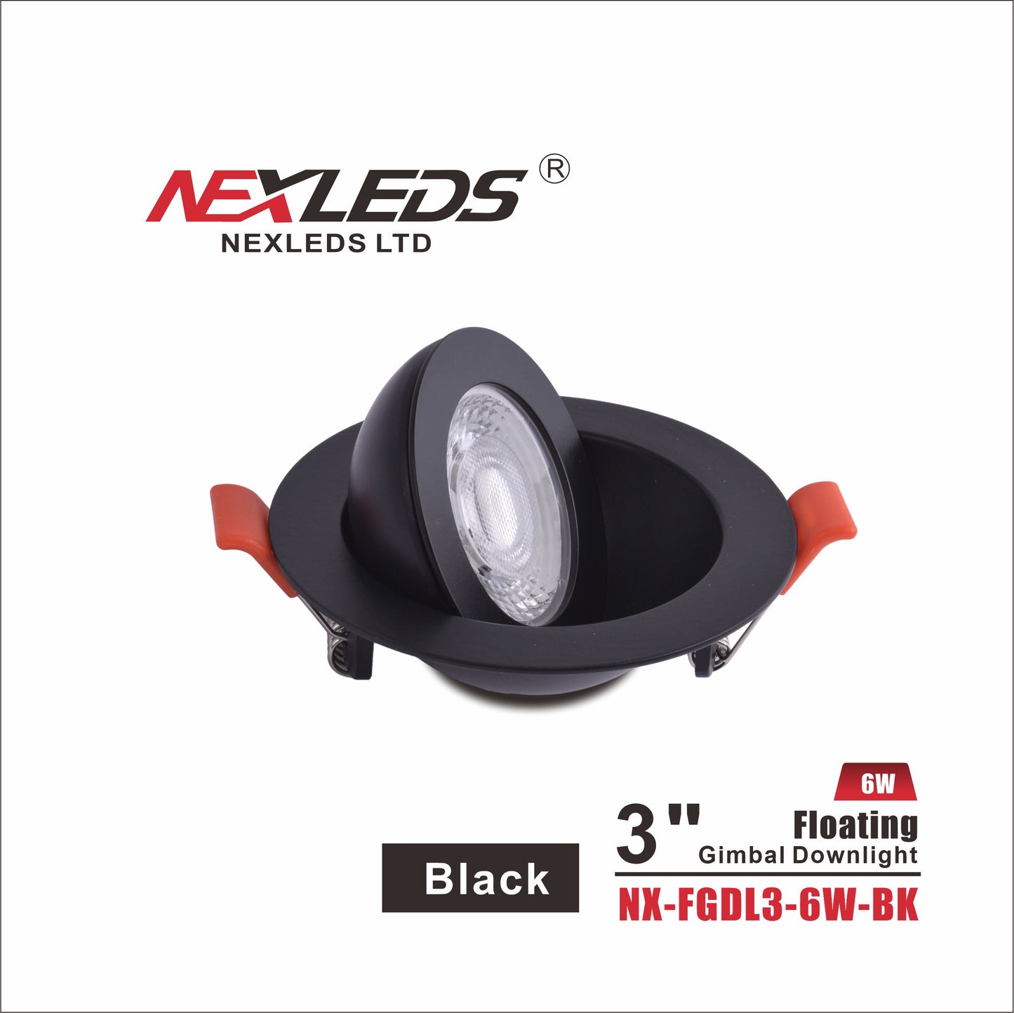 3″ Floating Gimbal Pot light – 5CCT-360 Degree Gimbal
