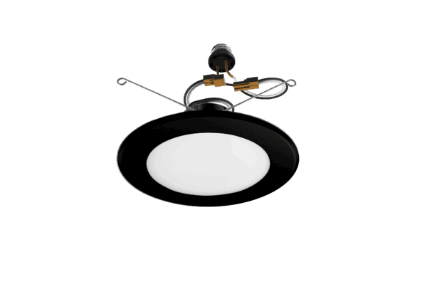 Votatec 5"/6" Retrofit LED Pot Light — 5-CCT Adjustable, Dimmable (White/Black)