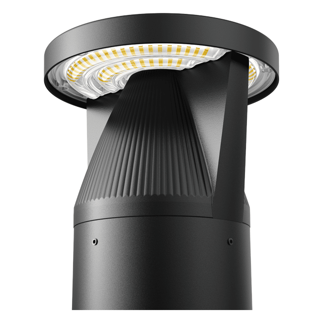 Votatec LED Bollard Path Light — Post-Mounted, 3CCT, IP65