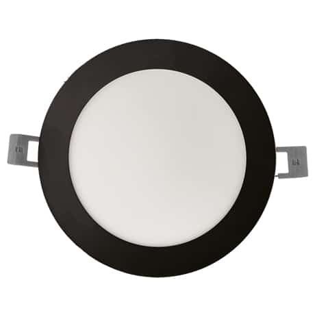 6″ Slim Round Panel LED – 5Way CCT-BLACK