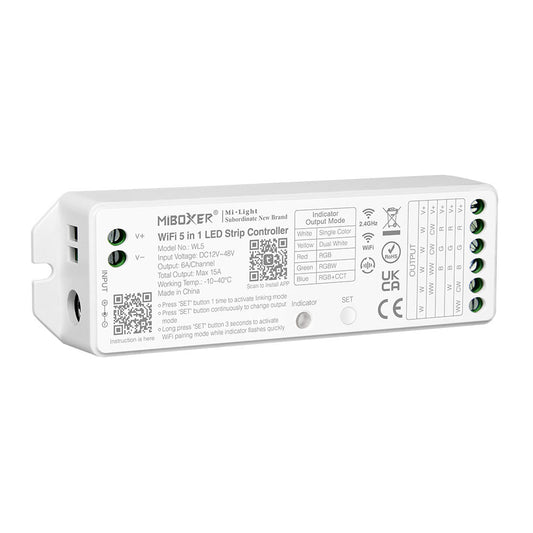 WL5 5 in 1 LED Strip Controller (WiFi+2.4G)