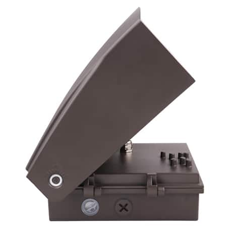 Votatec adjustable LED Wall Pack 30W |120V-347V| 3CCT & Wattage Adjustable, Bronze, Photocell