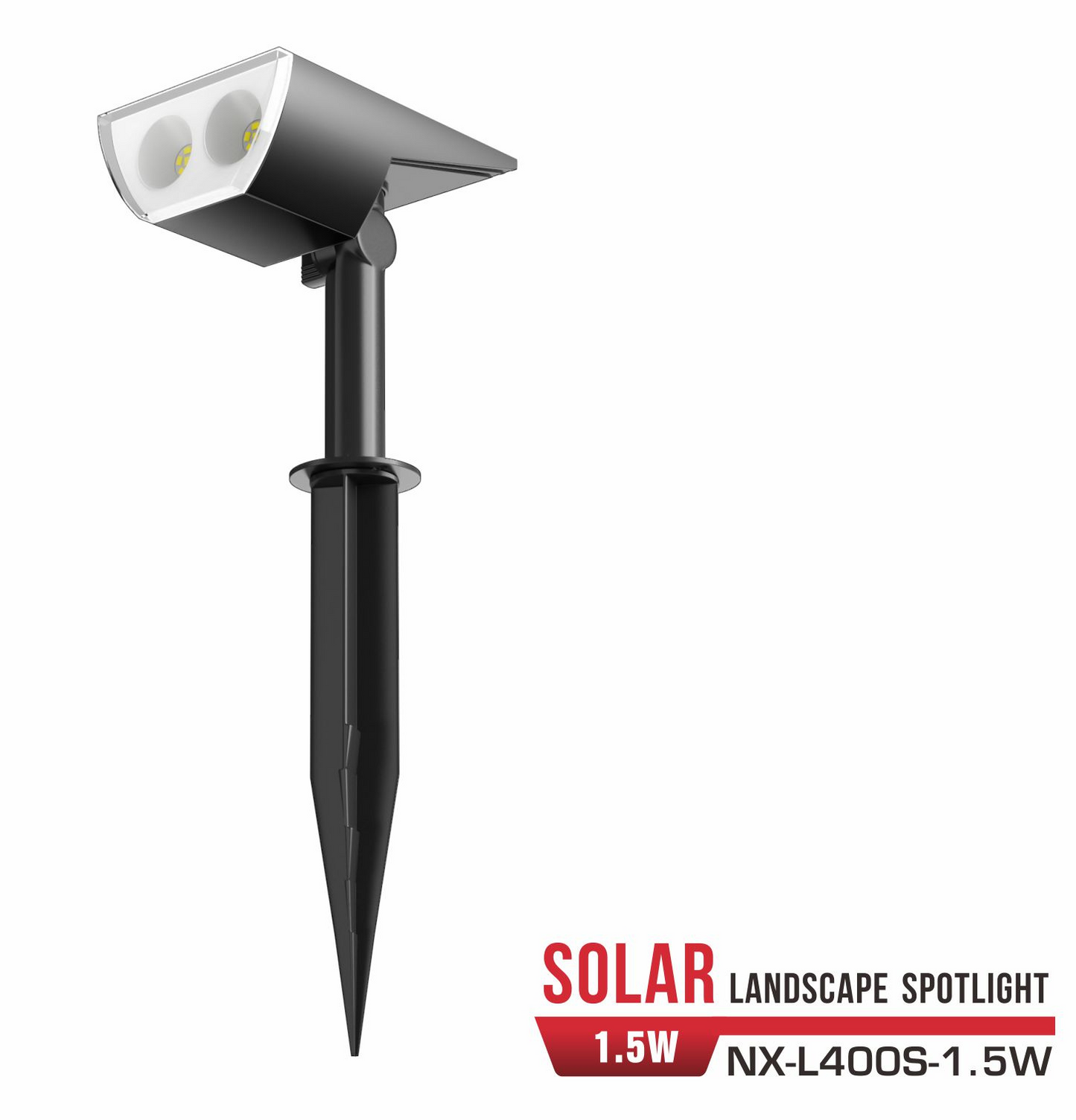 Nexled Solar Landscape Spotlight  1.5W, 135lm, IP67, 3000K/4000K/5000K