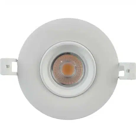 Votatec 4" Eyeball LED Pot Light 5-CCT, 360° Rotation, COB (White/Black)