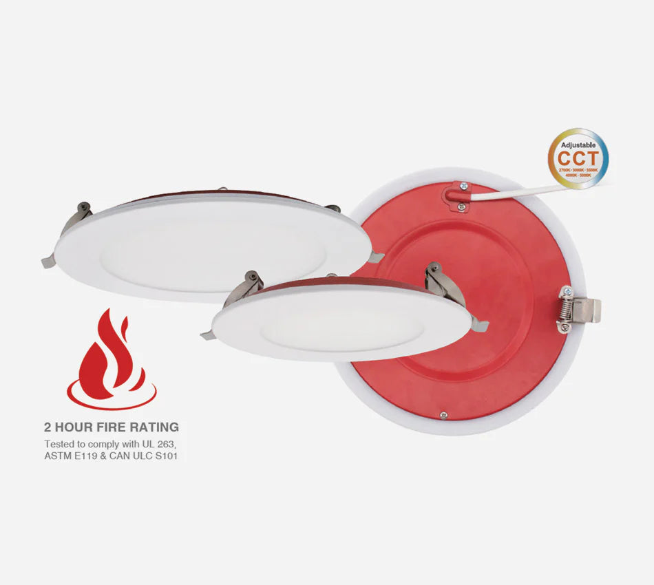 4" LED Fire Rated Recessed Downlight/Pot light/slim light - White