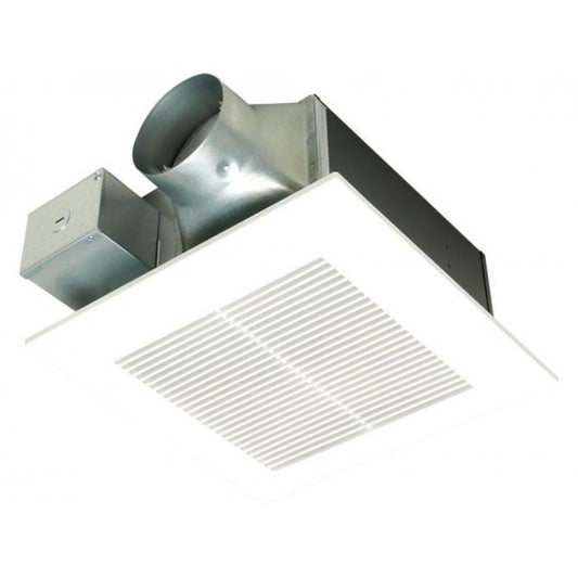 FV0511VQ1 PANASONIC BATHROOM FAN 50-80-100 CFM 4 IN MULTI-SPEED 0.3 SONE FLEX-Z BRACKET WHISPERCEILING DC