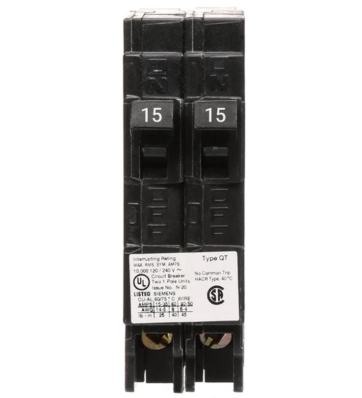 Siemens Tandem Breaker