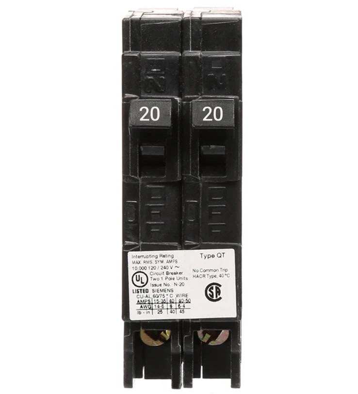 Siemens Tandem Breaker
