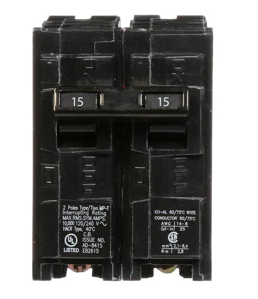 Siemens 2 Pole Breakers