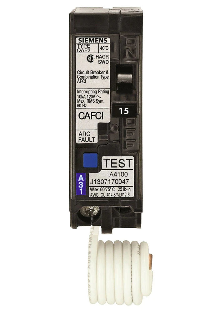 Siemens 15A Arc fault