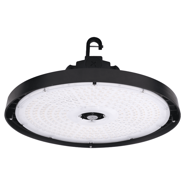 Votatec UFO LED High Bay 240W|120V-347V|CCT, Beam Angle & Wattage Adjustable, Black
